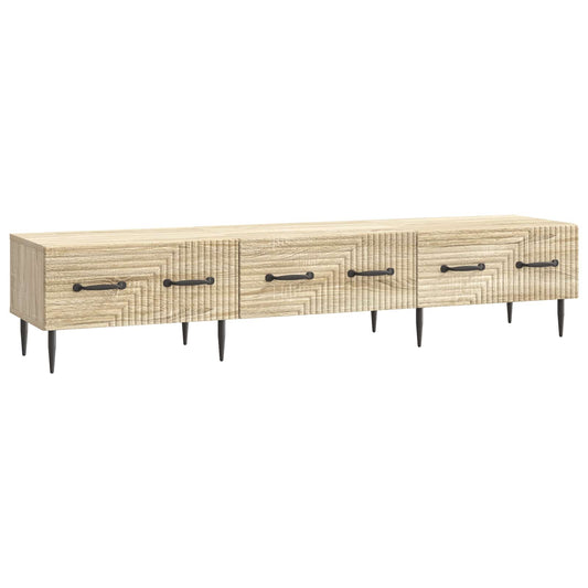 TV-skåp med låda Sonoma-ek 147 x 34,5 x 30 cm Konstruerat trä