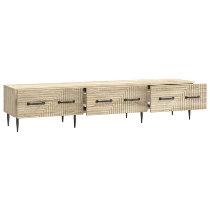 TV-skåp med låda Sonoma-ek 147 x 34,5 x 30 cm Konstruerat trä