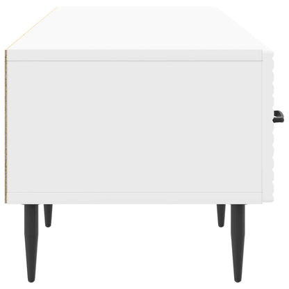 TV-skåp Vit högglans 147 x 34,5 x 30 cm Konstruerat trä