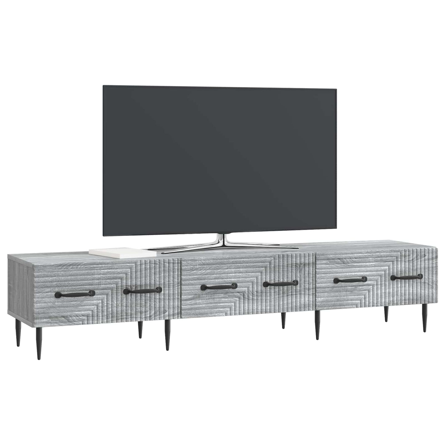 TV-skåp Grå sonoma-ek 147 x 34,5 x 30 cm Konstruerat trä