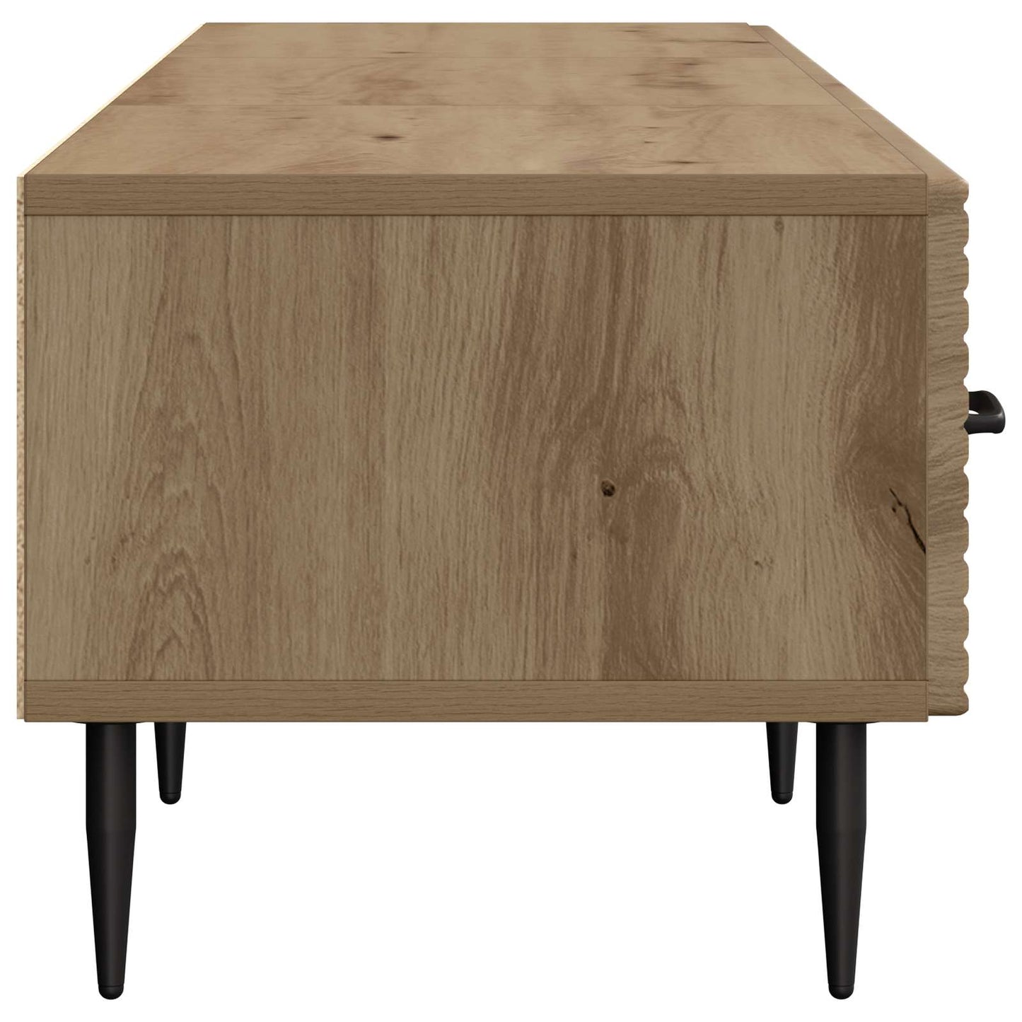 TV-skåp med låda Artisan-ek 147 x 34,5 x 30 cm Konstruerat trä