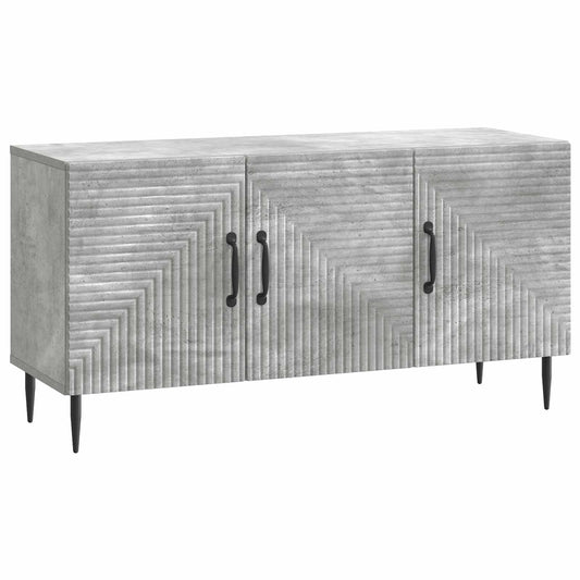TV-skåp Betonggrå 99 x 34,5 x 50 cm Konstruerat trä