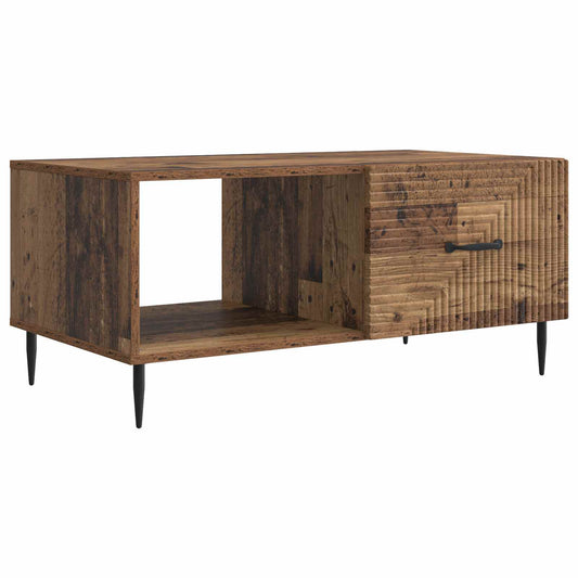 Kaffeebord Gammalt trä 90 x 50 x 40 cm Konstruerat trä