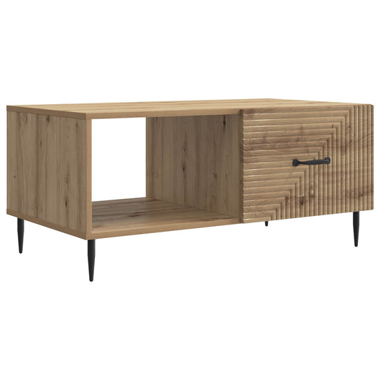 Kaffeebord Artisan-ek 90 x 50 x 40 cm Konstruerat trä