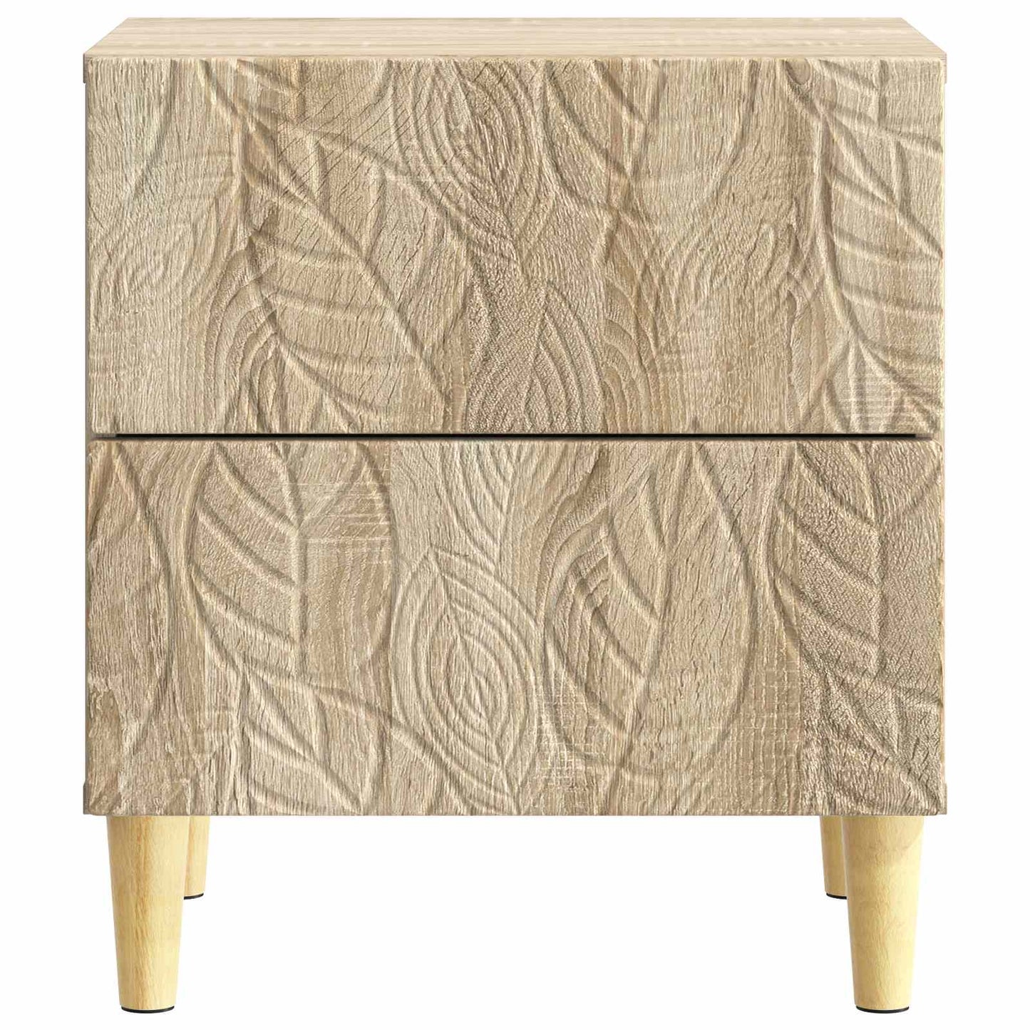 Sängbord 2 pcs Sonoma-ek 43 x 34,5 x 48 cm Konstruerat trä