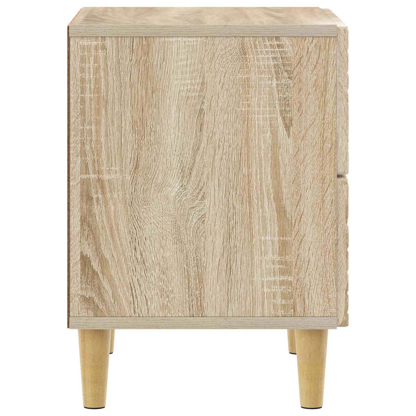 Sängbord 2 pcs Sonoma-ek 43 x 34,5 x 48 cm Konstruerat trä