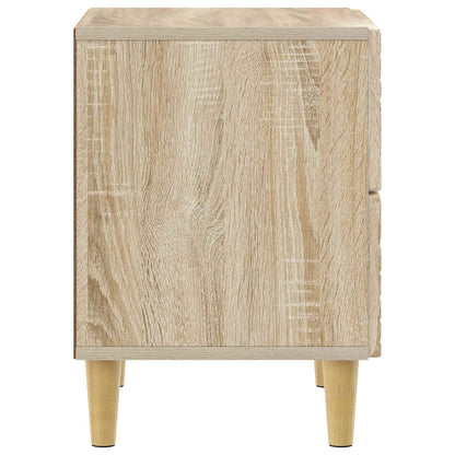 Sängbord 2 pcs Sonoma-ek 43 x 34,5 x 48 cm Konstruerat trä