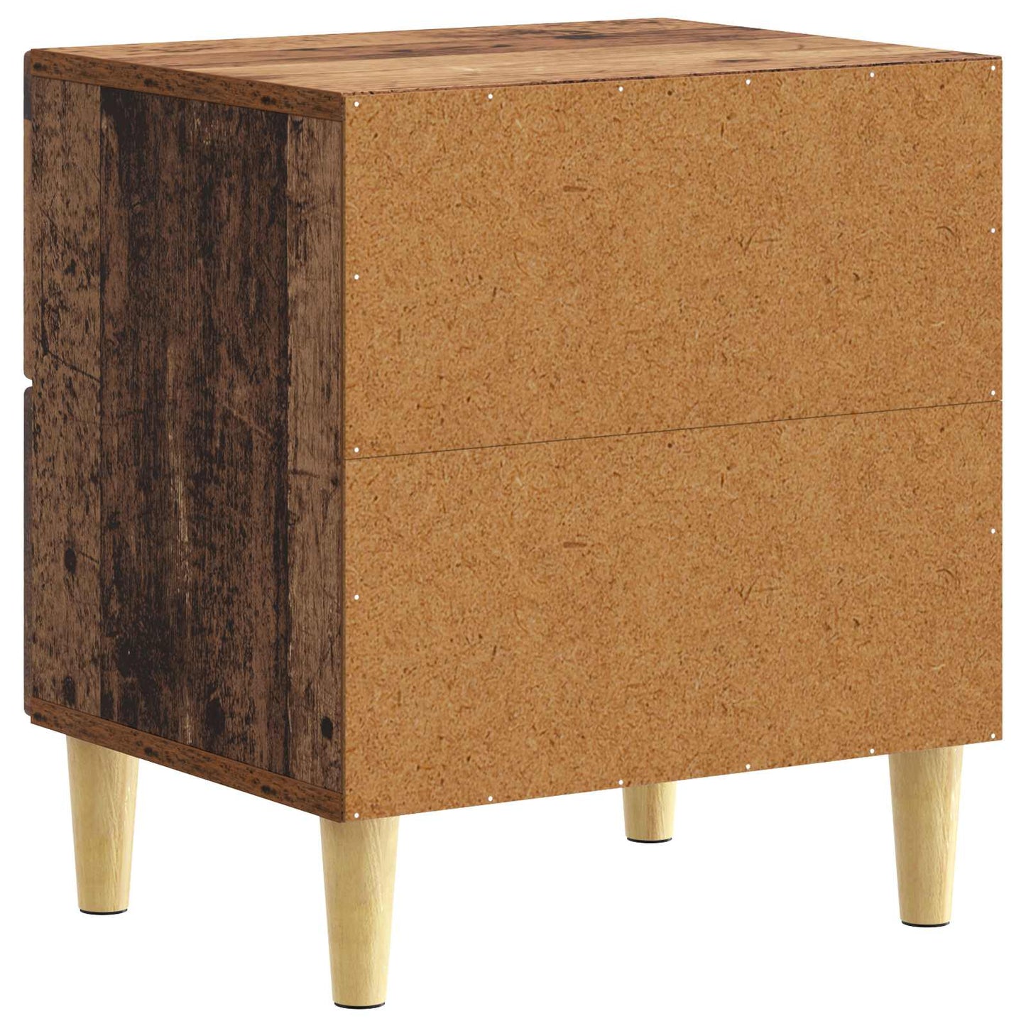 Sängbord 2 pcs Gammalt trä 43 x 34,5 x 48 cm Konstruerat trä