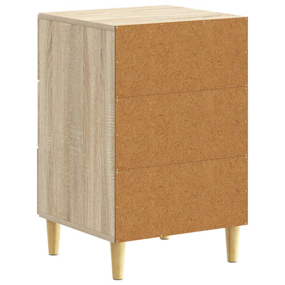 Sängbord Sonoma-ek 43 x 39,5 x 66,5 cm Konstruerat trä