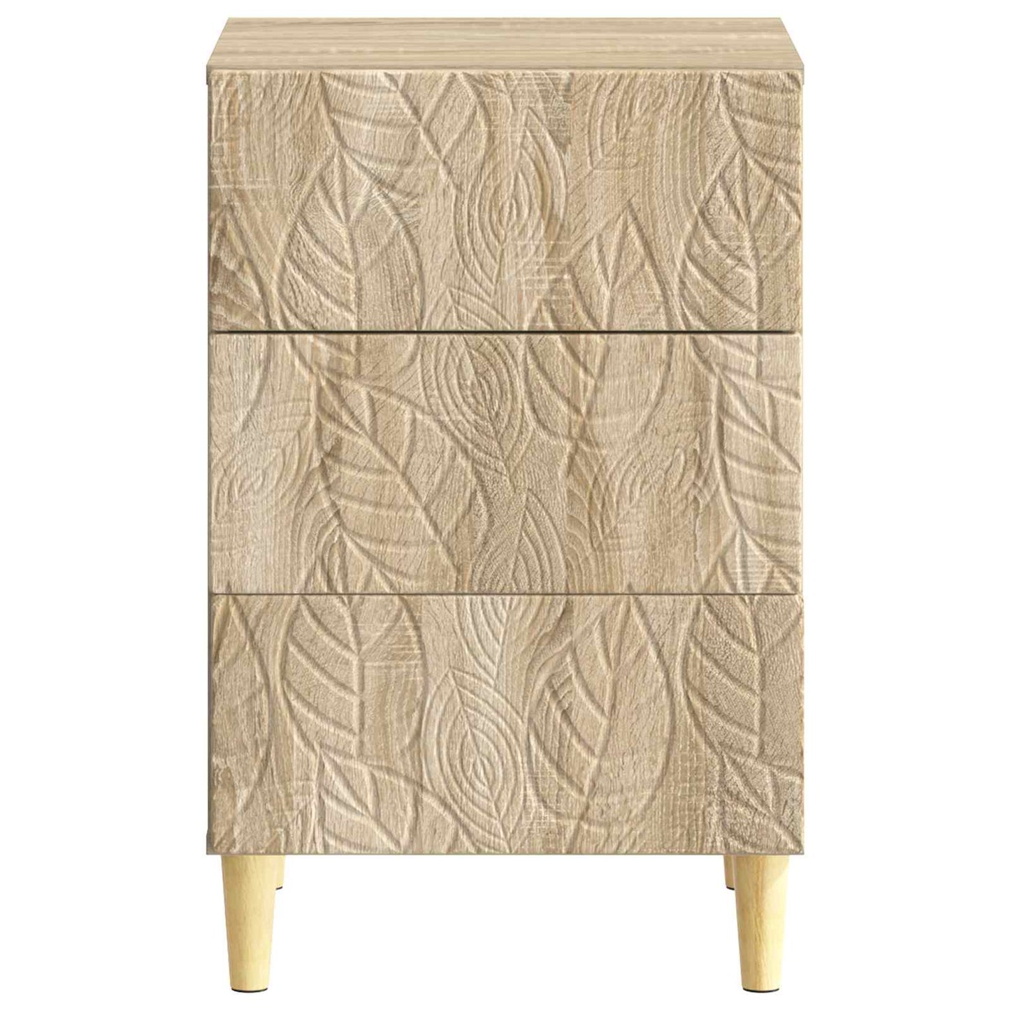 Sängbord Sonoma-ek 43 x 39,5 x 66,5 cm Konstruerat trä