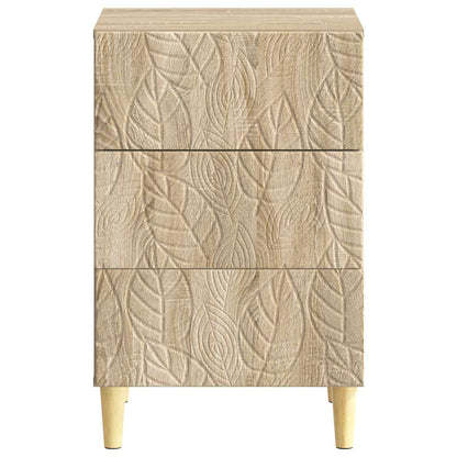 Sängbord Sonoma-ek 43 x 39,5 x 66,5 cm Konstruerat trä