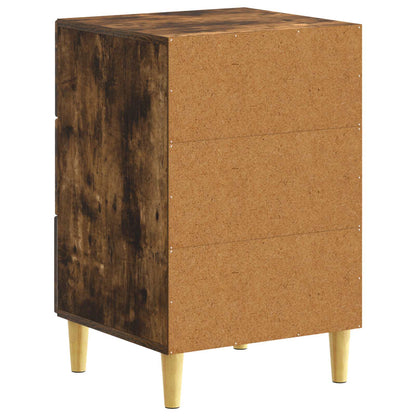 Sängbord Rökt ek 43 x 39,5 x 66,5 cm Konstruerat trä