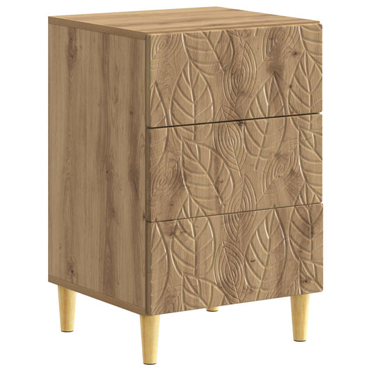 Sängbord Artisan-ek 43 x 39,5 x 66,5 cm Konstruerat trä