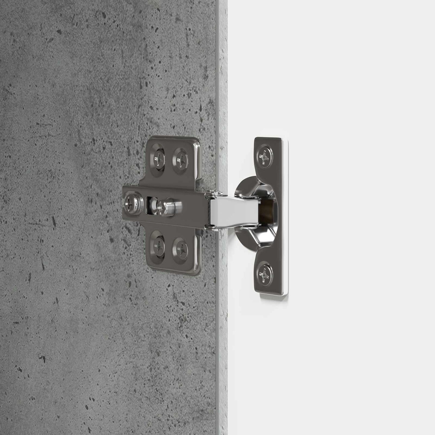 Sängbord 2 pcs Betonggrå 43 x 34,5 x 50 cm Konstruerat trä