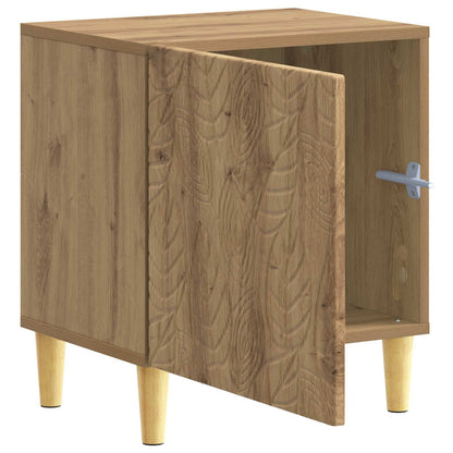 Sängbord 2 pcs Artisan-ek 43 x 34,5 x 50 cm Konstruerat trä
