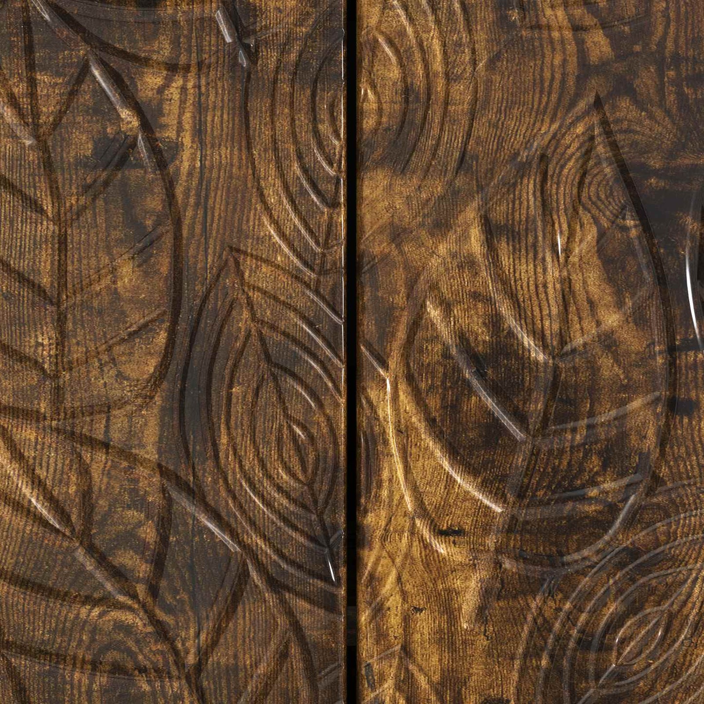 Sideboard Rökt ek 66 x 34,5 x 90 cm Konstruerat trä
