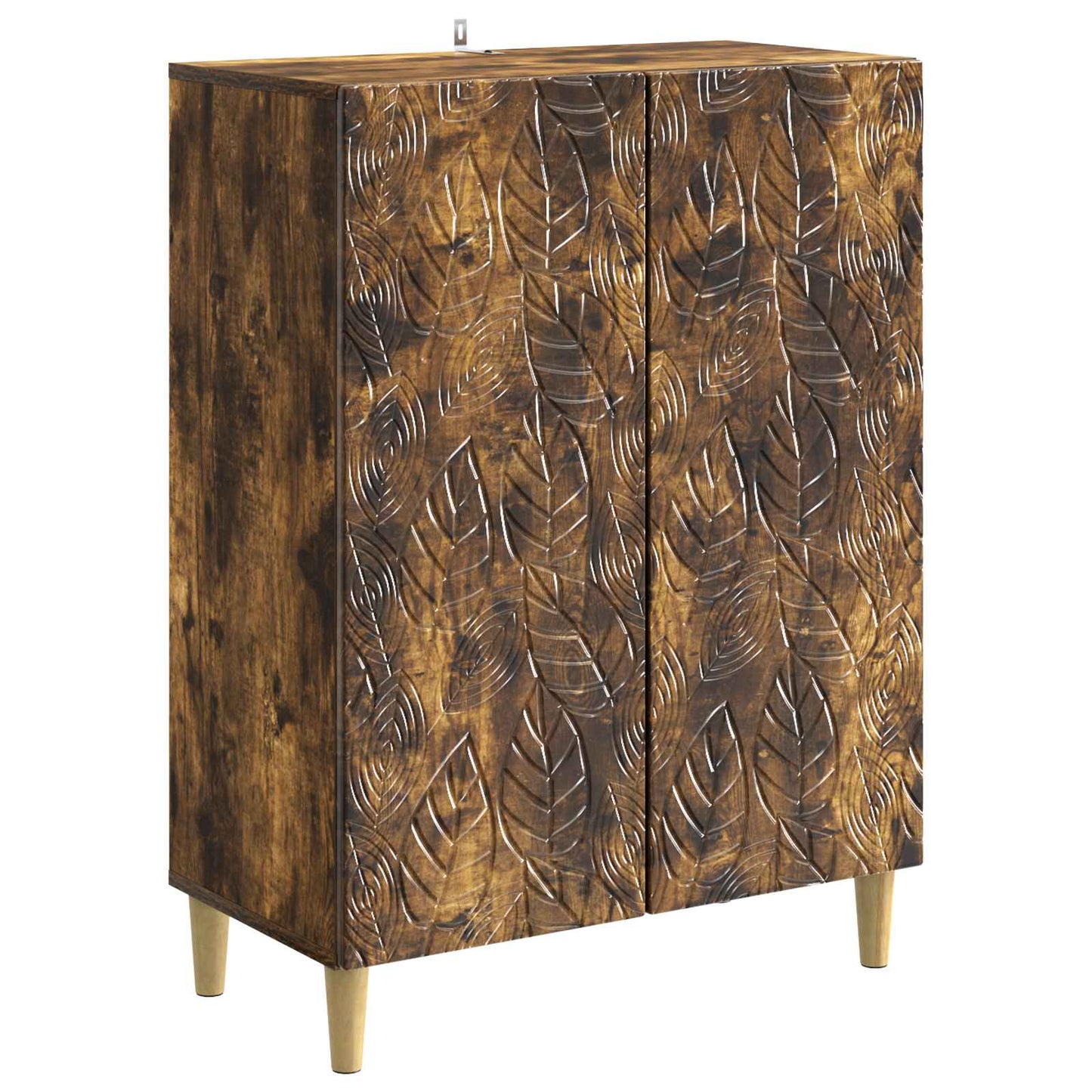 Sideboard Rökt ek 66 x 34,5 x 90 cm Konstruerat trä