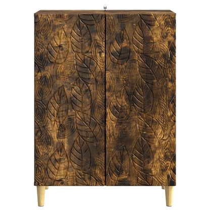 Sideboard Rökt ek 66 x 34,5 x 90 cm Konstruerat trä