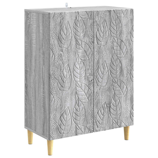 Sideboard Grå Sonoma 66 x 34,5 x 90 cm Konstruerat trä