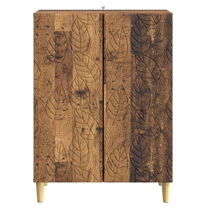 Sideboard Gammalt trä 66 x 34,5 x 90 cm Konstruerat trä