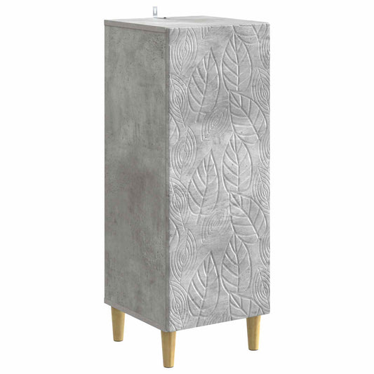 Sideboard Betonggrå 33 x 34,5 x 90 cm Konstruerat trä