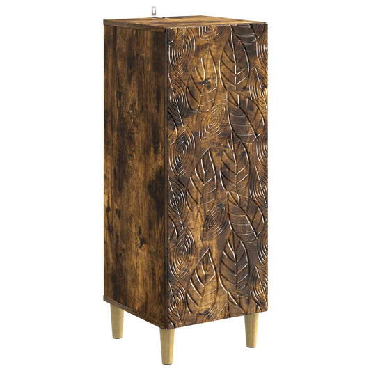 Sideboard Rökt ek 33 x 34,5 x 90 cm Konstruerat trä