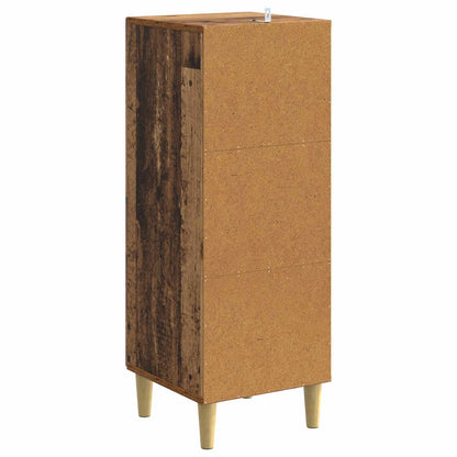 Sideboard Gammalt trä 33 x 34,5 x 90 cm Konstruerat trä