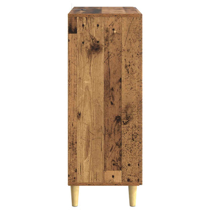 Sideboard Gammalt trä 33 x 34,5 x 90 cm Konstruerat trä