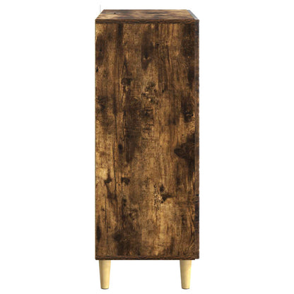 Sideboard Rökt ek 66 x 34,5 x 90 cm Konstruerat trä