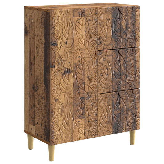 Sideboard Gammalt trä 66 x 34,5 x 90 cm Konstruerat trä
