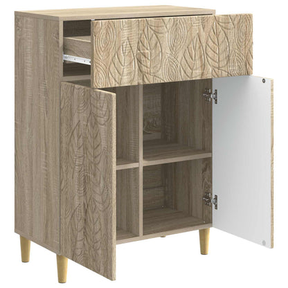 Sideboard Sonoma-ek 66 x 34,5 x 90 cm Konstruerat trä