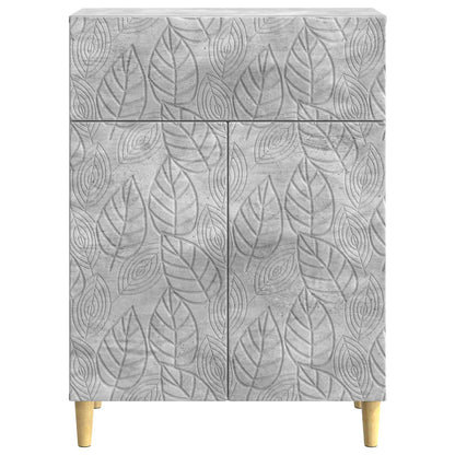 Sideboard Betonggrå 66 x 34,5 x 90 cm Konstruerat trä