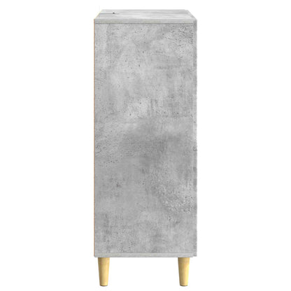 Sideboard Betonggrå 66 x 34,5 x 90 cm Konstruerat trä