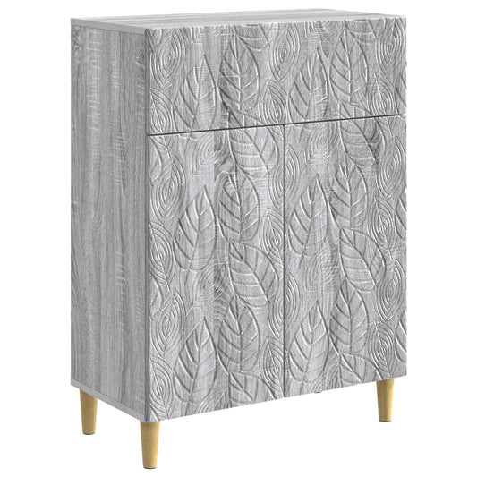 Sideboard Grå Sonoma 66 x 34,5 x 90 cm Konstruerat trä