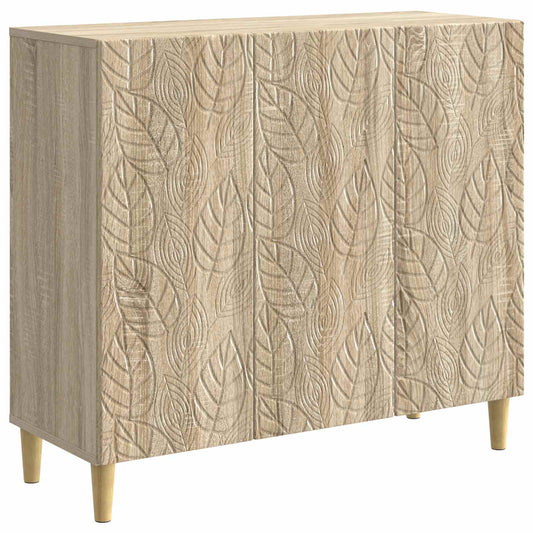 Sideboard Sonoma-ek 89 x 34,5 x 80 cm Konstruerat trä