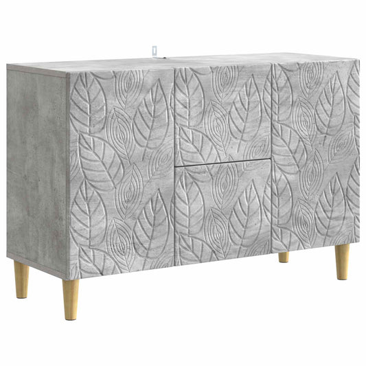 Sideboard Betonggrå 89 x 34,5 x 60 cm Konstruerat trä