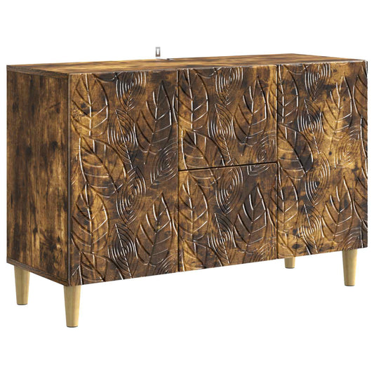Sideboard Rökt ek 89 x 34,5 x 60 cm Konstruerat trä