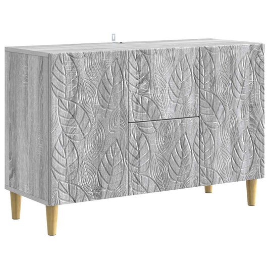 Sideboard Grå Sonoma 89 x 34,5 x 60 cm Konstruerat trä