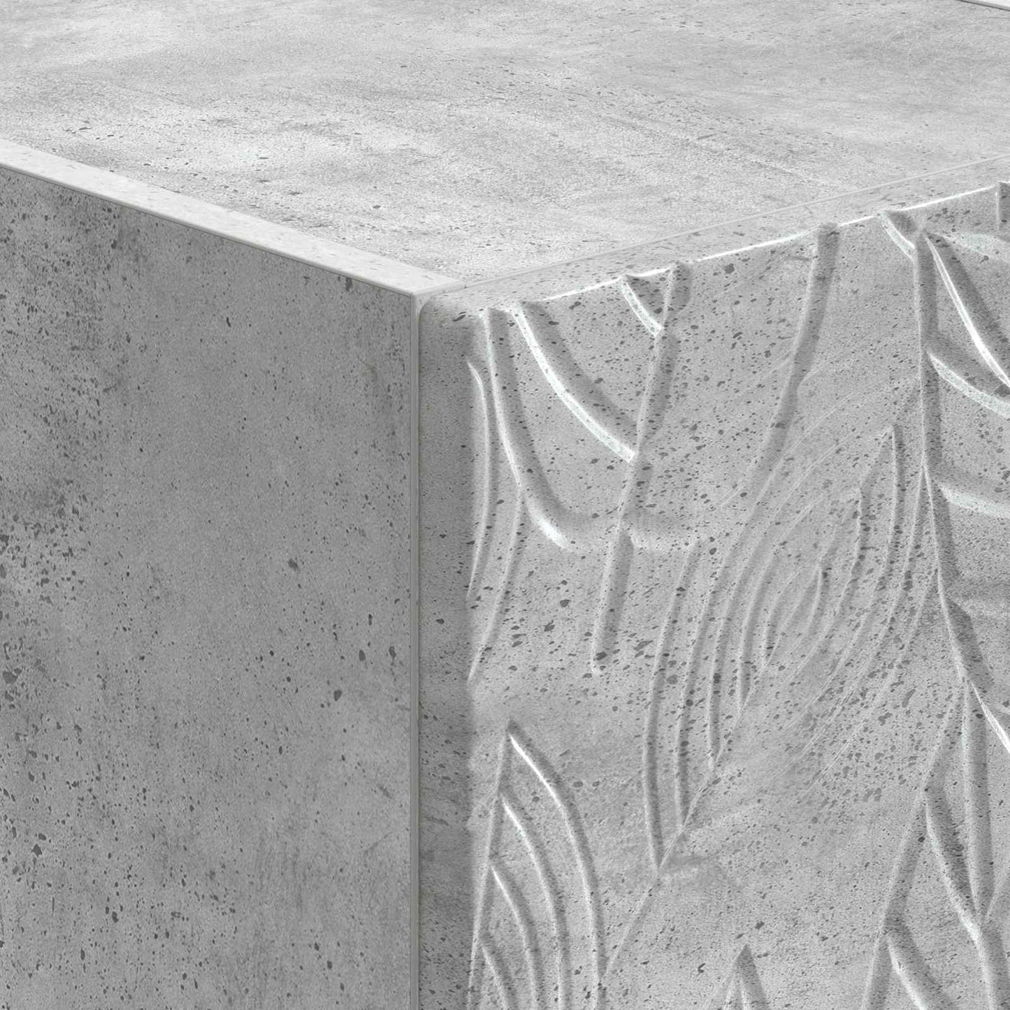 Sideboard Betonggrå 66 x 34,5 x 95 cm Konstruerat trä