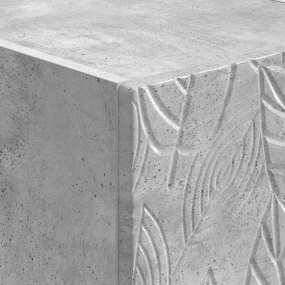 Sideboard Betonggrå 66 x 34,5 x 95 cm Konstruerat trä