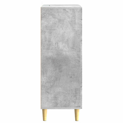 Sideboard Betonggrå 66 x 34,5 x 95 cm Konstruerat trä