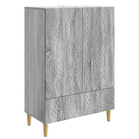 Sideboard Grå Sonoma 66 x 34,5 x 95 cm Konstruerat trä
