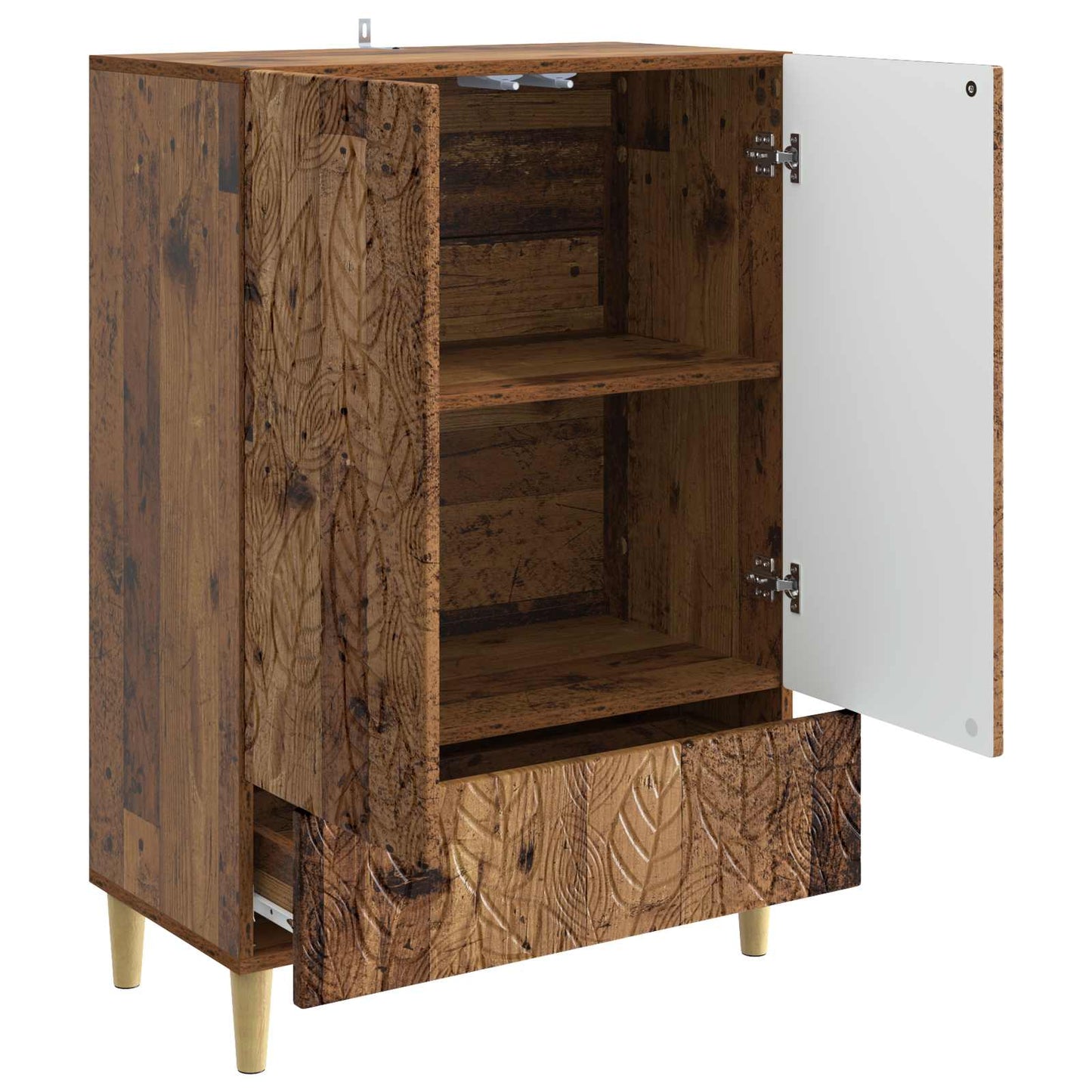 Sideboard Gammalt trä 66 x 34,5 x 95 cm Konstruerat trä