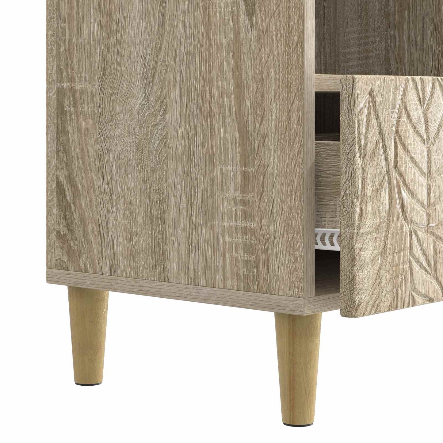 TV-skåp 102 x 34,5 x 50 cm Sonoma-ek Konstruerat trä