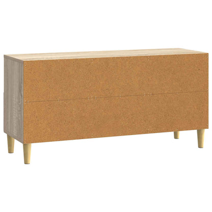 TV-skåp 102 x 34,5 x 50 cm Sonoma-ek Konstruerat trä