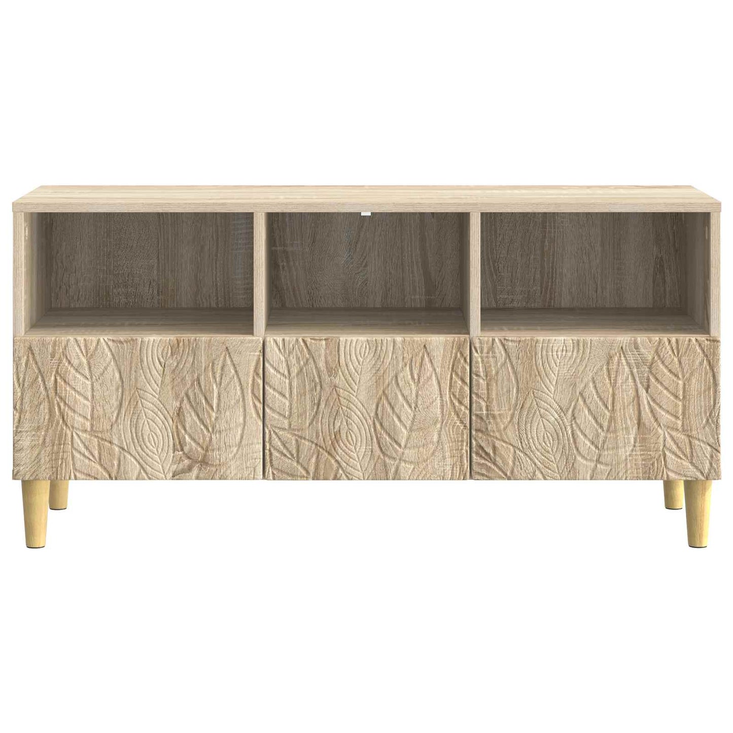 TV-skåp 102 x 34,5 x 50 cm Sonoma-ek Konstruerat trä