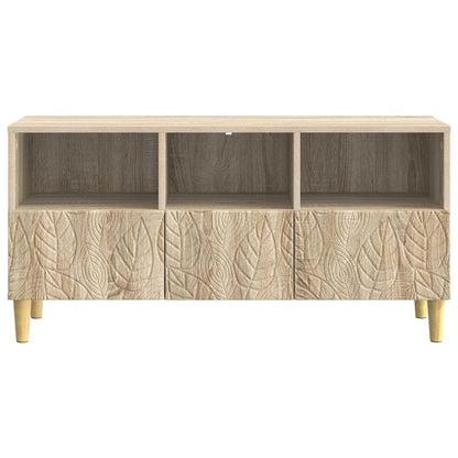 TV-skåp 102 x 34,5 x 50 cm Sonoma-ek Konstruerat trä
