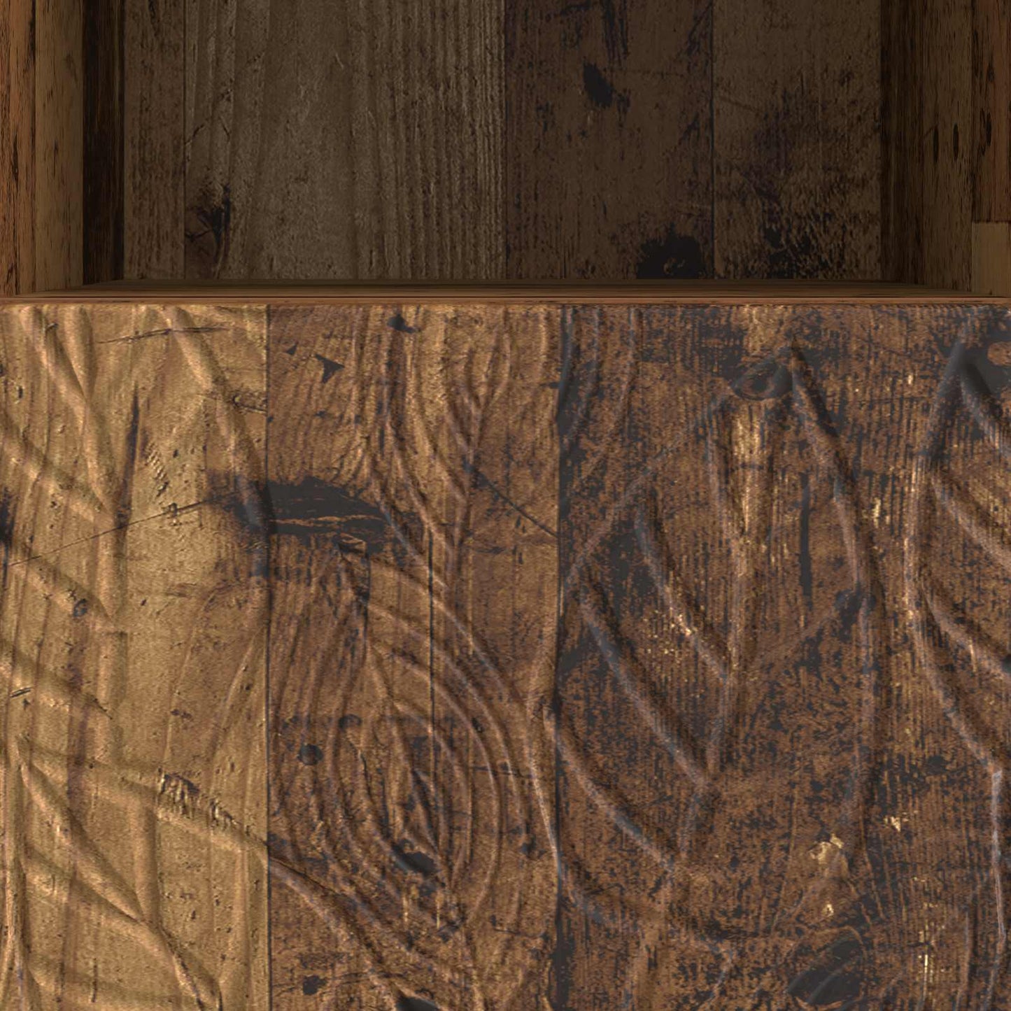 TV-skåp 102 x 34,5 x 50 cm Gammalt trä Konstruerat trä