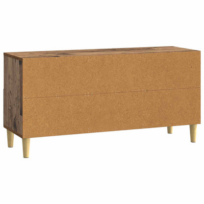 TV-skåp 102 x 34,5 x 50 cm Gammalt trä Konstruerat trä