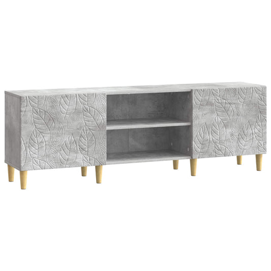 TV-skåp 150 x 31 x 50 cm Betonggrå Konstruerat trä